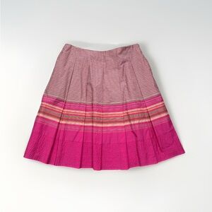 Liz Claiborne Pink and Purple A-Line Skirt